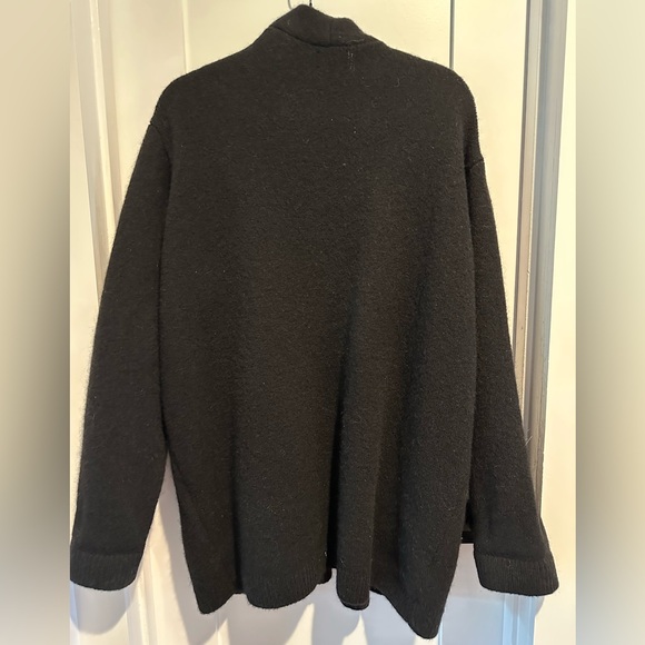 Mikuta oversized knitted cardigan black - Picture 5 of 6